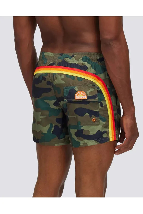 Camo Boardshort - Vintage Deep Forest - DUNE + SALT