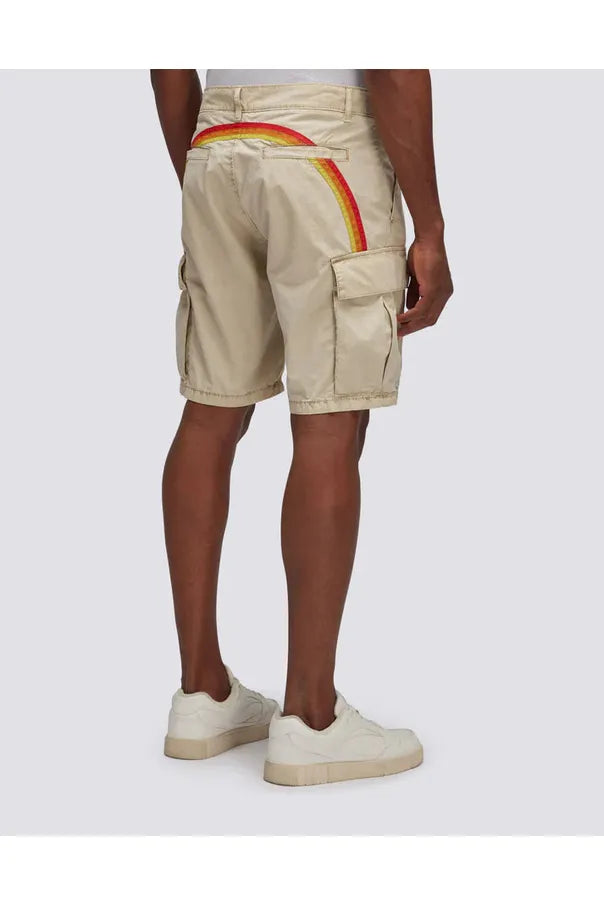 Rainbow Garment-Dyed Cargo Short - Sand - DUNE + SALT