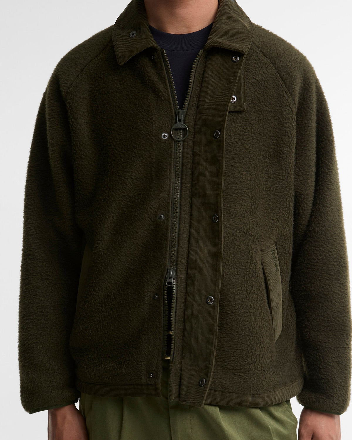 Transport Fleece Jacket - Sage, detail