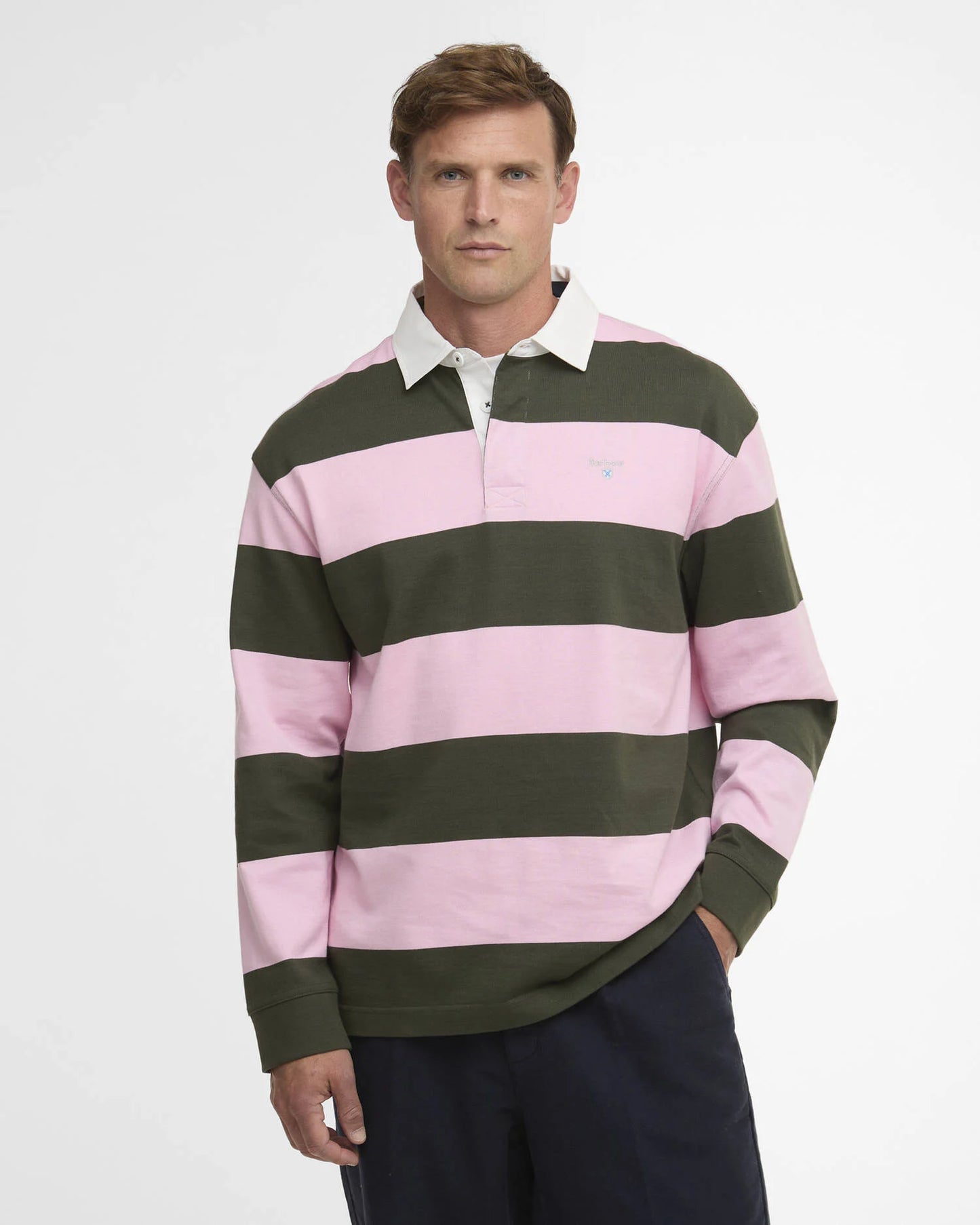Broome Rugby Shirt - Pink Stripe - DUNE + SALT