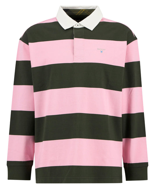 Broome Rugby Shirt - Pink Stripe - DUNE + SALT
