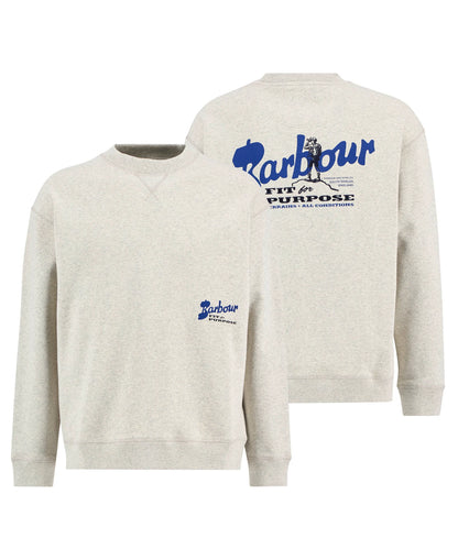 Blythe Crew Neck Jumper - Neutral Marl - DUNE + SALT