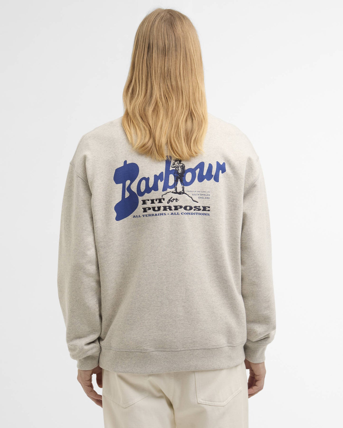 Blythe Crew Neck Jumper - Neutral Marl - DUNE + SALT