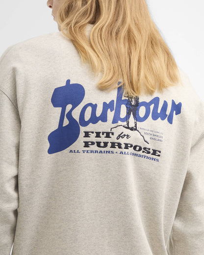 Blythe Crew Neck Jumper - Neutral Marl - DUNE + SALT