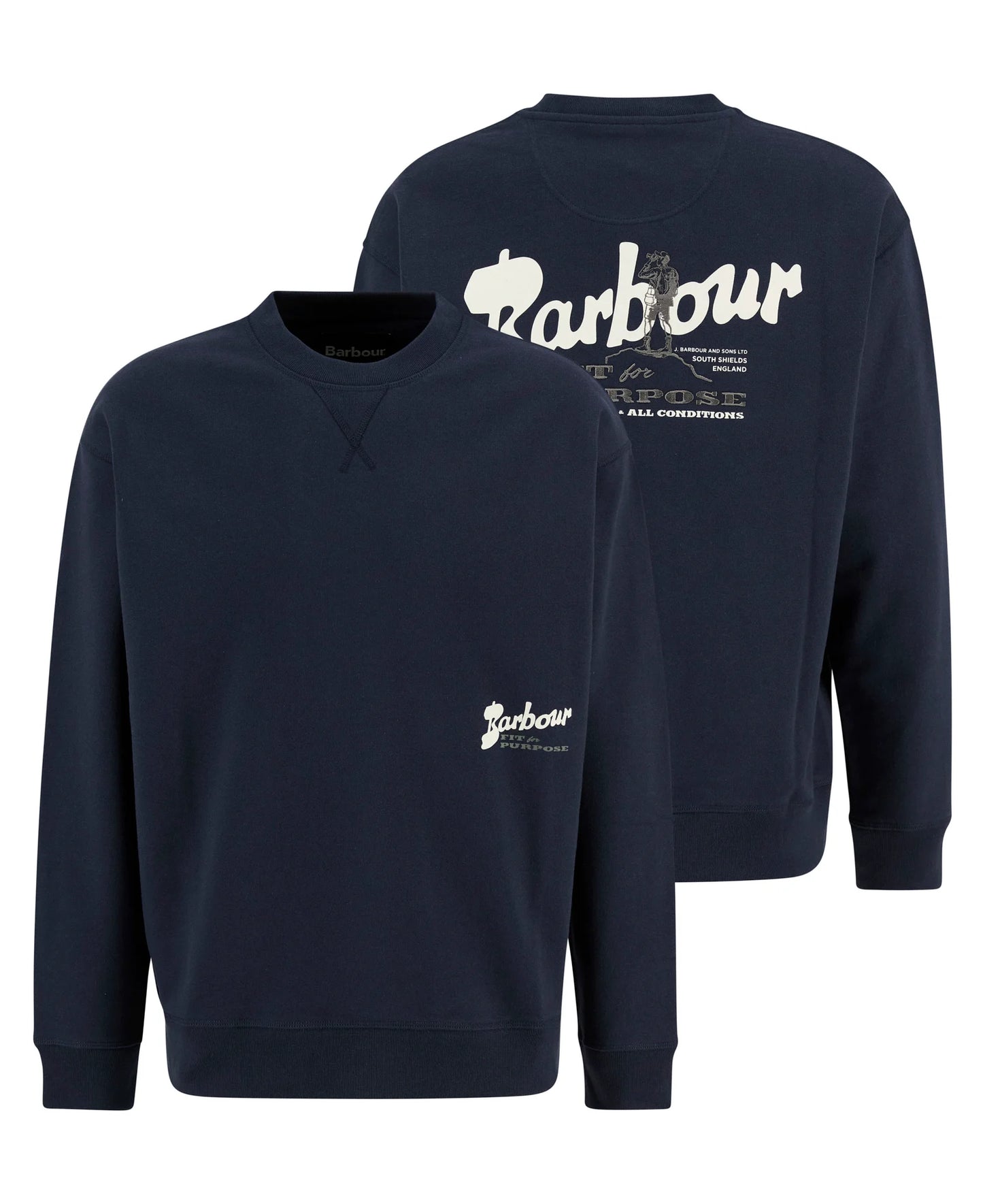 Blythe Crew Neck Jumper - Navy - DUNE + SALT