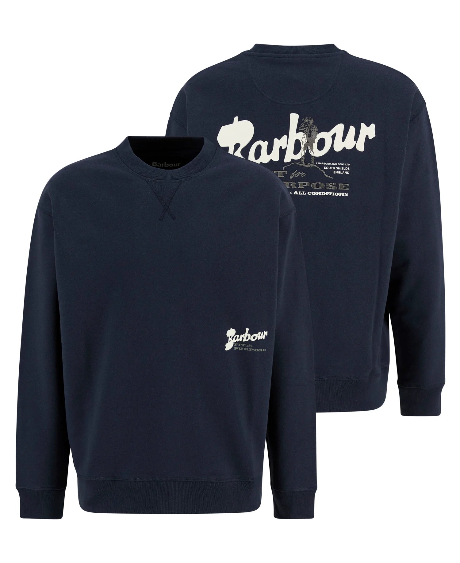 Blythe Crew Neck Jumper - Navy - DUNE + SALT