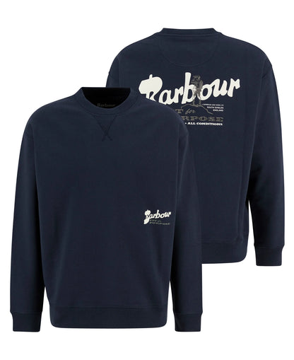 Blythe Crew Neck Jumper - Navy - DUNE + SALT