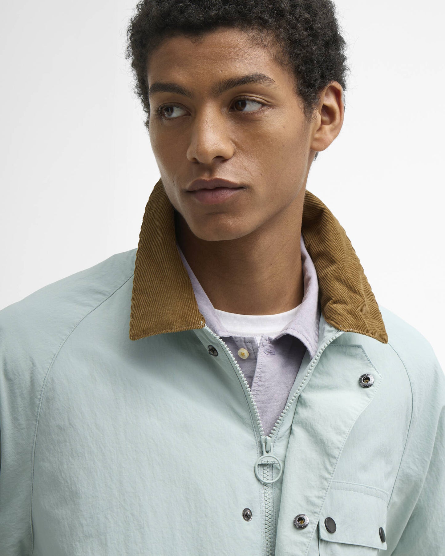 Modified Solway Showerproof Jacket - Mint Blue - DUNE + SALT