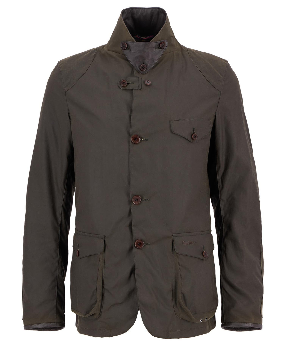 Beacon Sports Waxed Jacket - Olive, flat