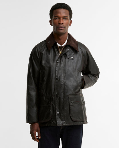 Bedale Waxed Jacket - Rustic, front