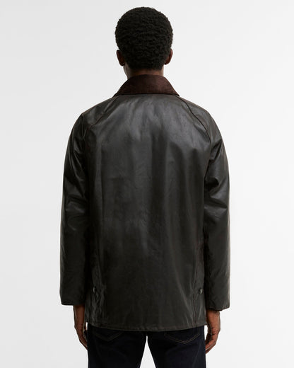 Bedale Waxed Jacket - Rustic, back
