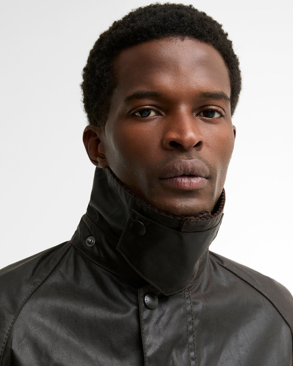 Bedale Waxed Jacket - Rustic, detail