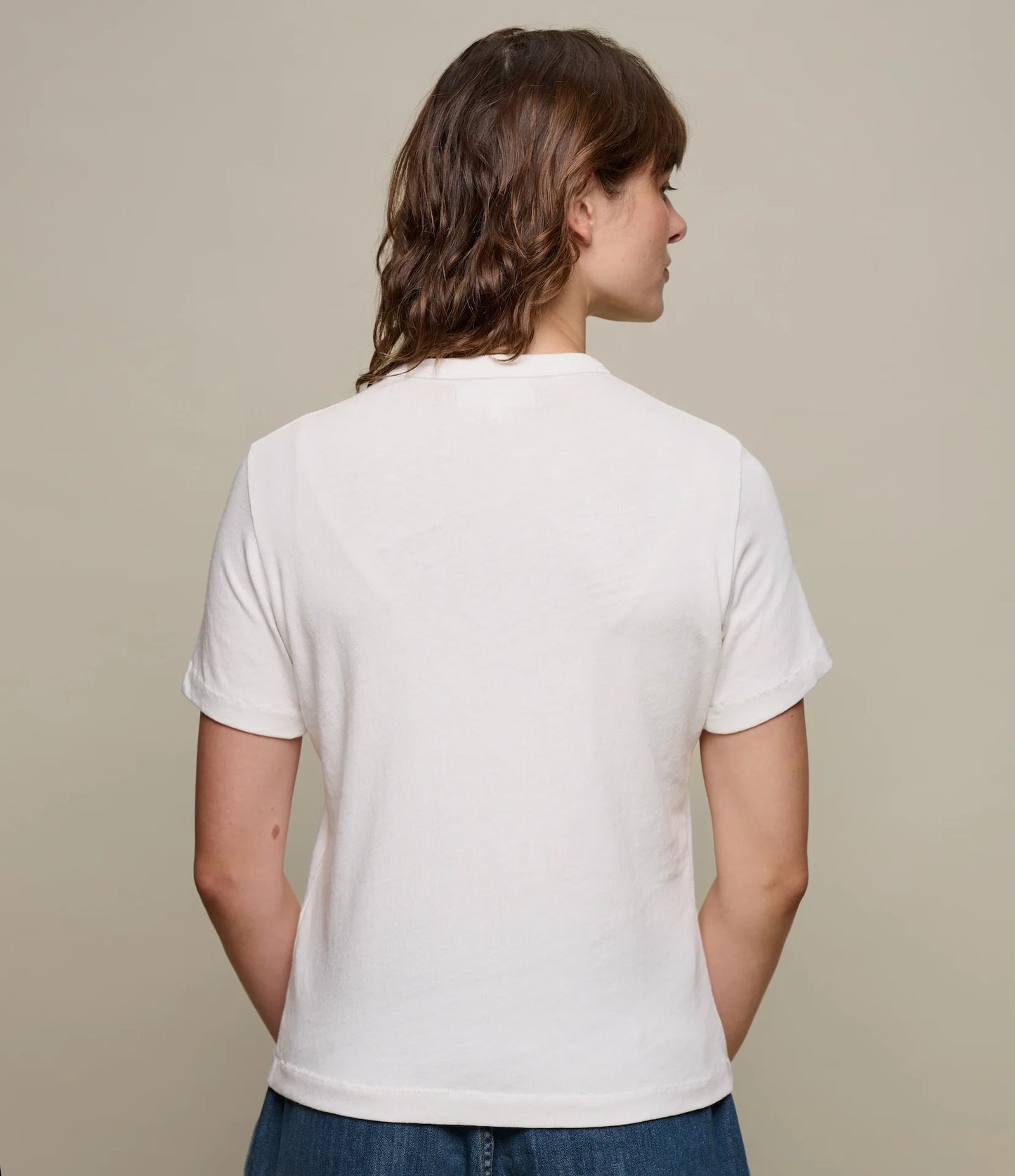 Supple Authentic Jersey Cotton Women's T-Shirt - Crisp White - DUNE + SALT