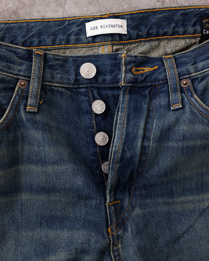 Harlan Straight Archive Selvedge 12oz - Mechanic Wash - DUNE + SALT