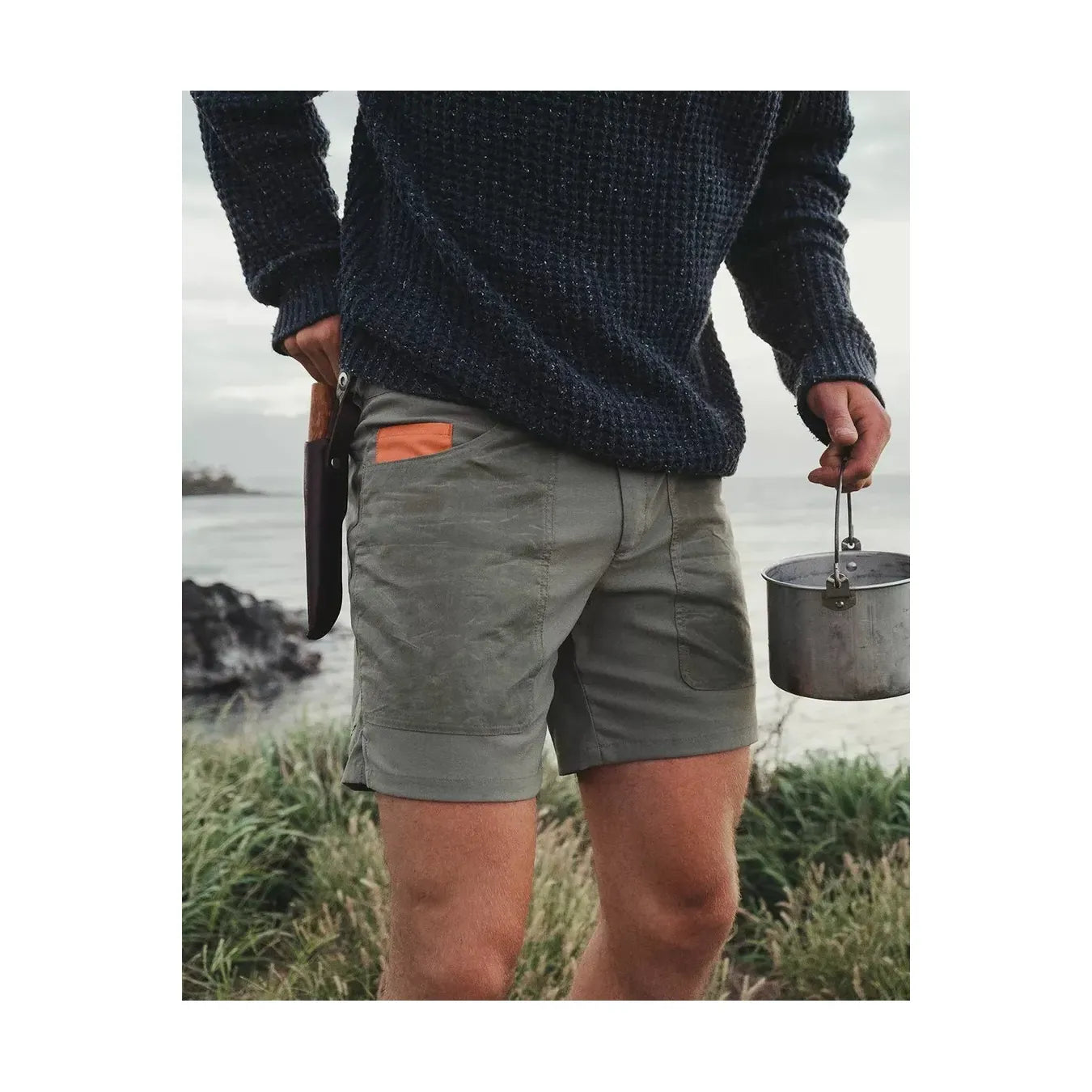 7Incher Field Shorts - Blue Surf/Olive Ash - DUNE + SALT