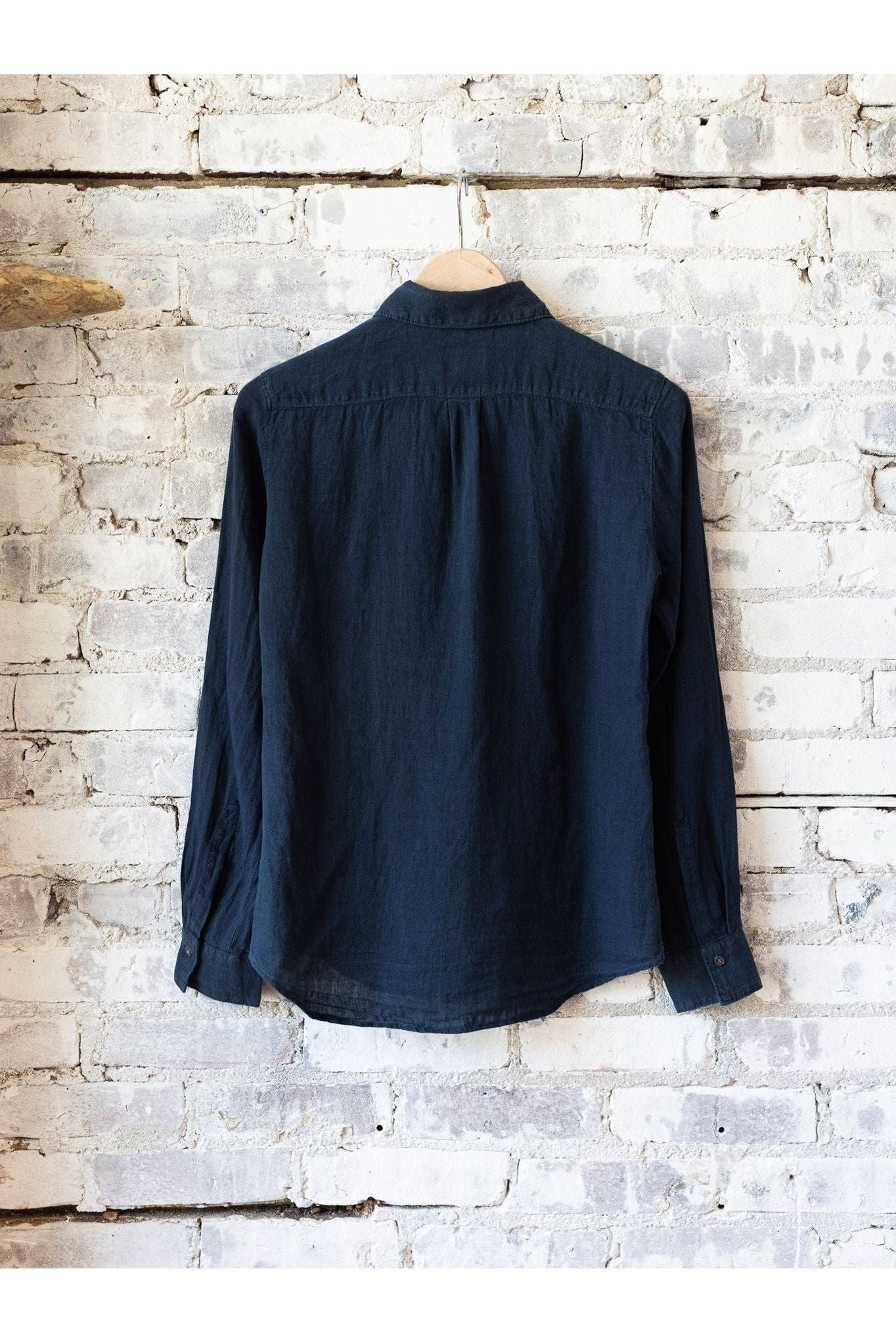 Coraz Linen Shirt - Midnight - DUNE + SALT