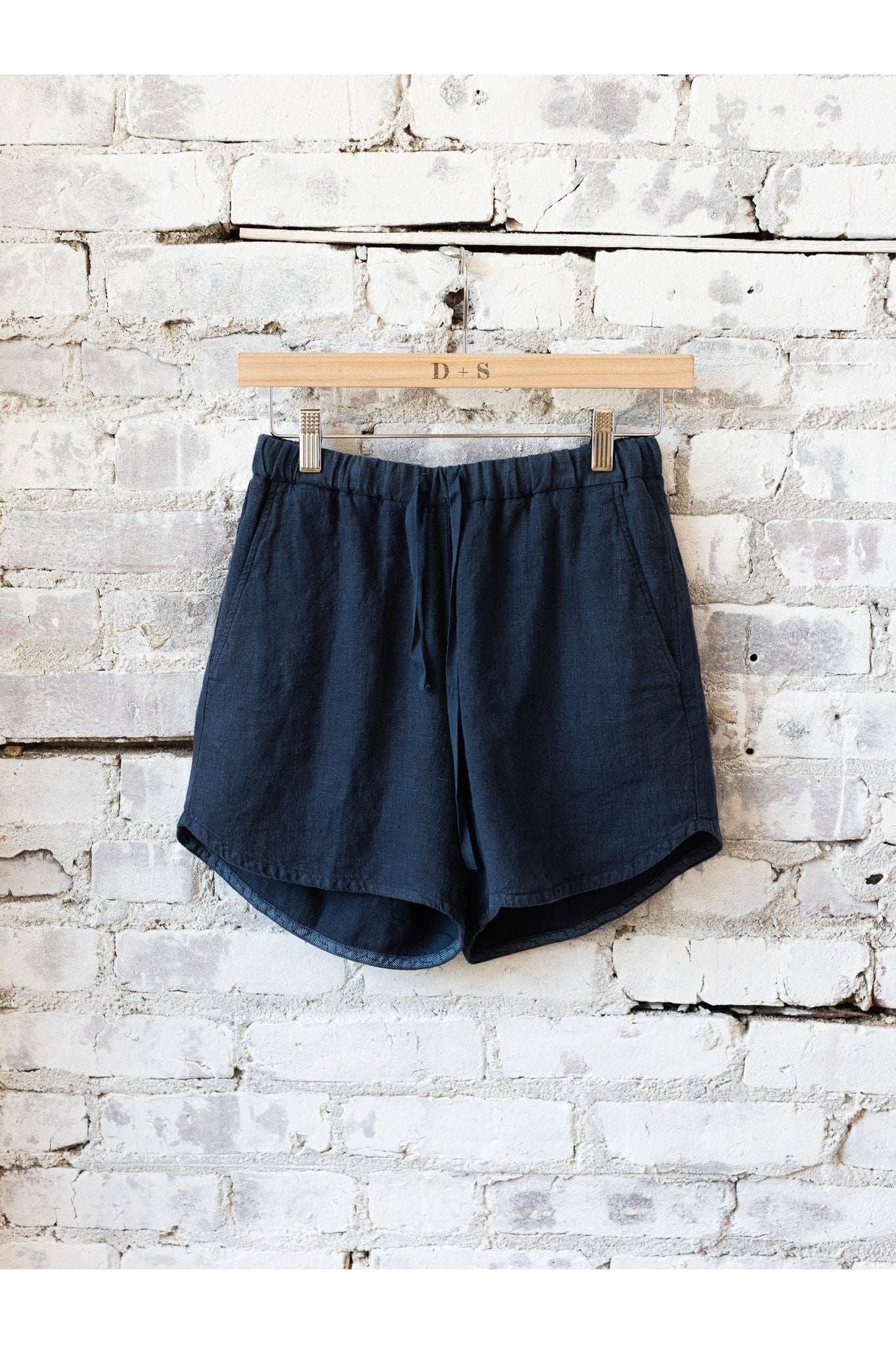 Soko Linen Short - Midnight - DUNE + SALT