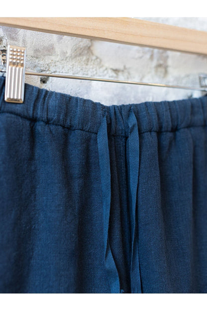 Soko Linen Short - Midnight - DUNE + SALT