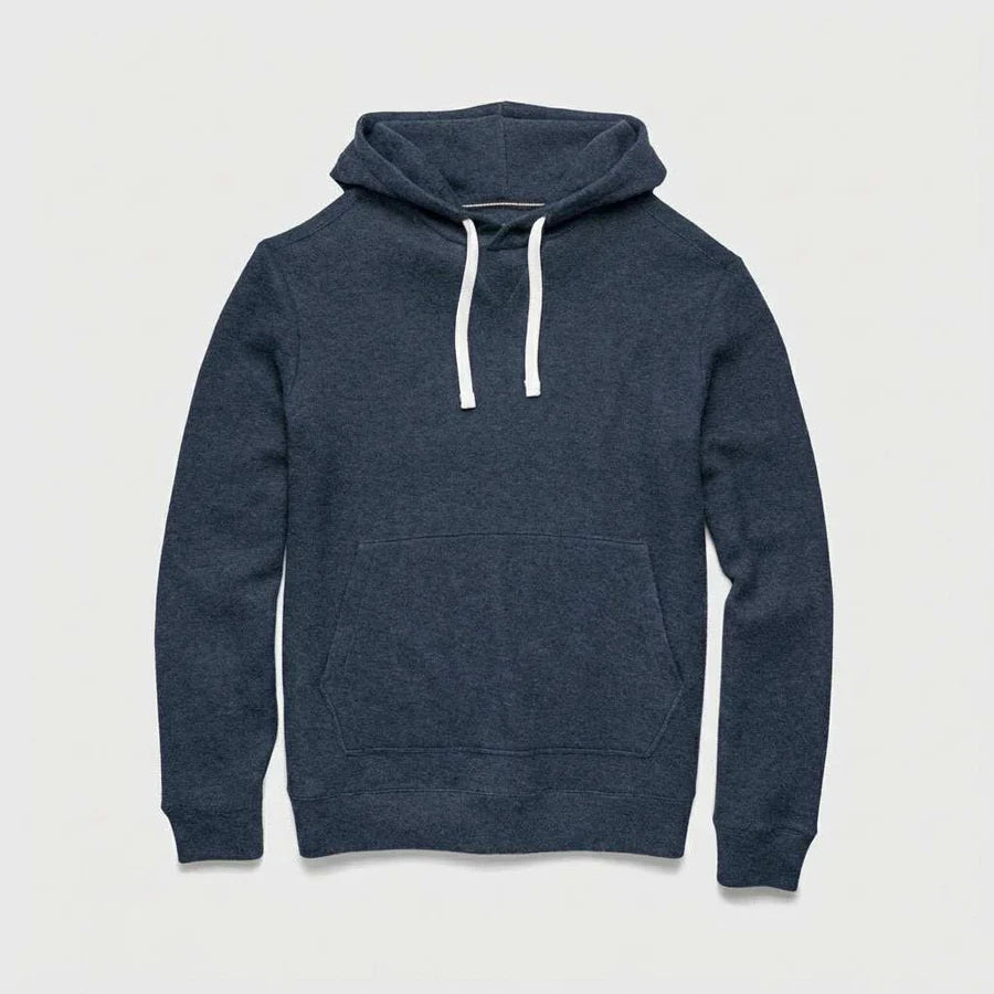 Justin Cashmist Hoodie - Navy Heather - DUNE + SALT