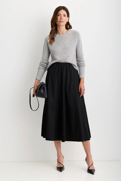 Blakely Cashmere Pullover - Heather Grey