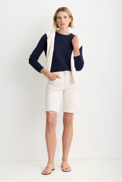 Blakely Cashmere Pullover - Navy
