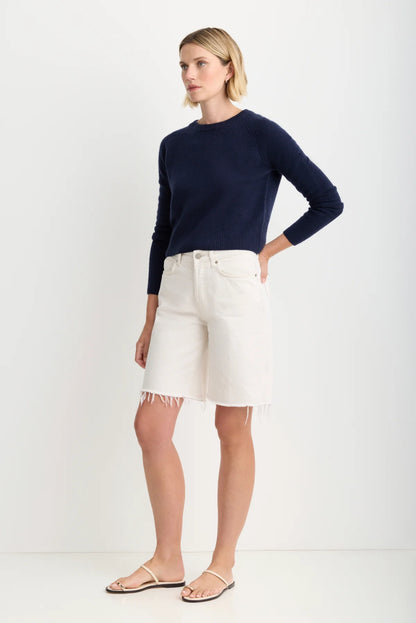 Blakely Cashmere Pullover - Navy