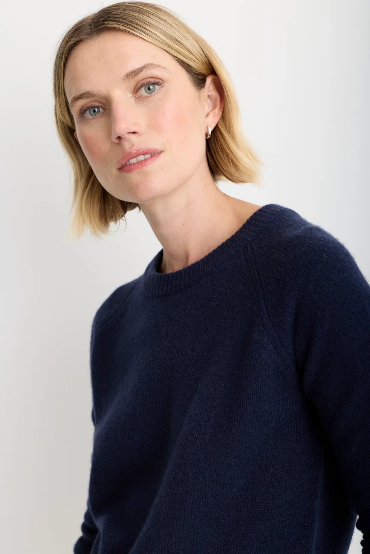 Blakely Cashmere Pullover - Navy