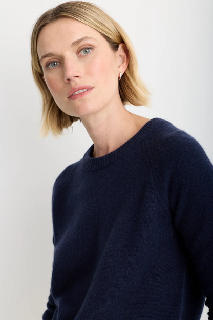 Blakely Cashmere Pullover - Navy