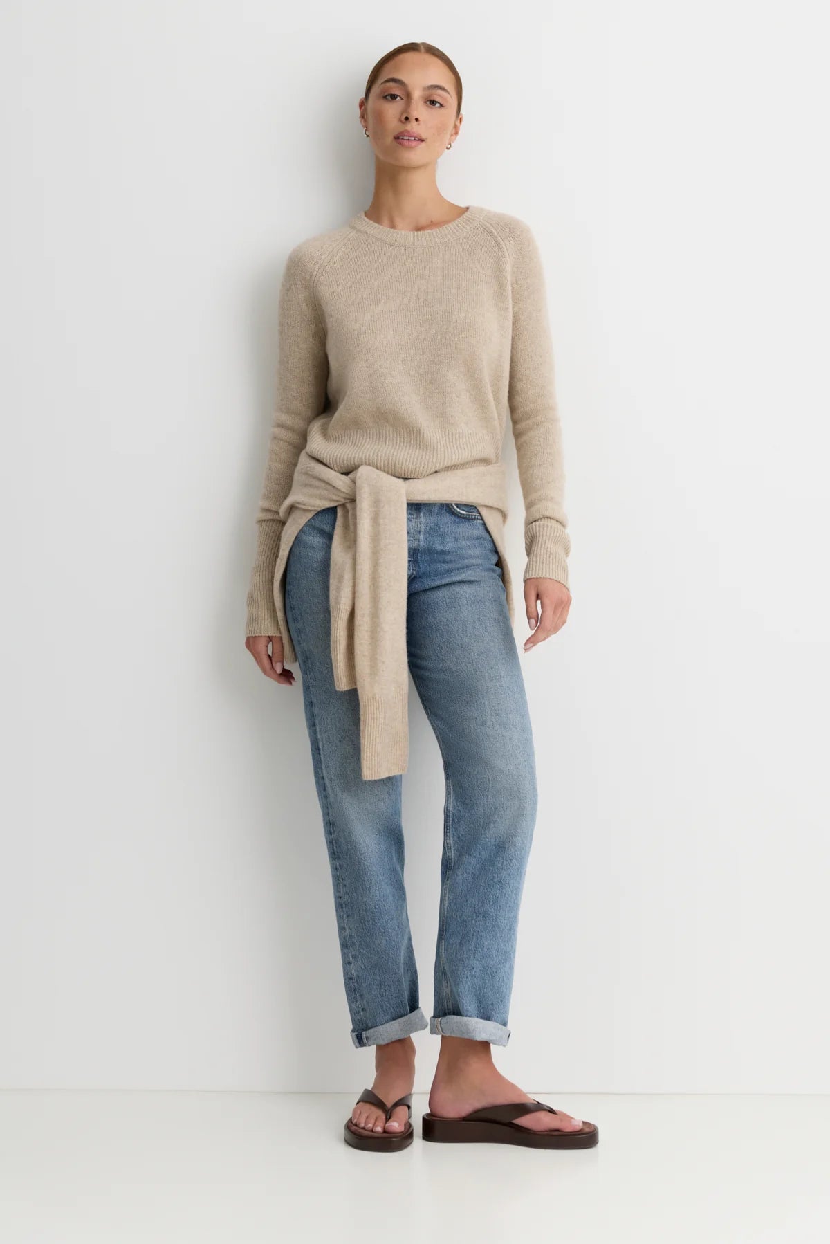 Blakely Cashmere Pullover - Oatmeal