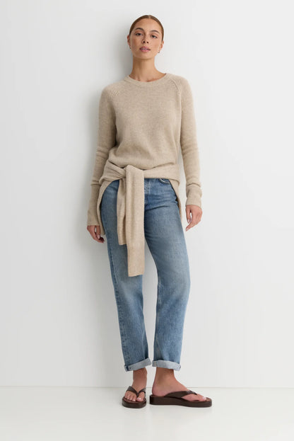 Blakely Cashmere Pullover - Oatmeal