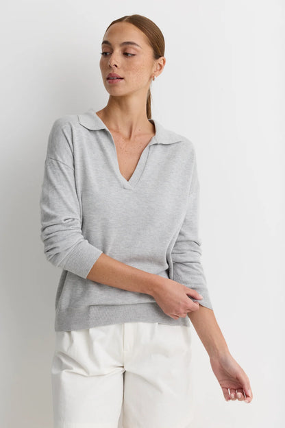 Bianca Polo - Heather Grey