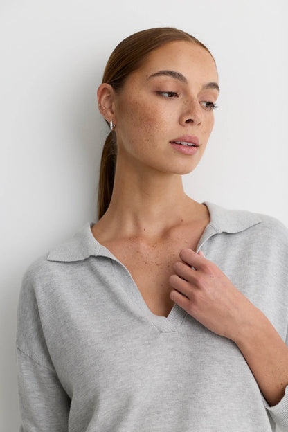 Bianca Polo - Heather Grey