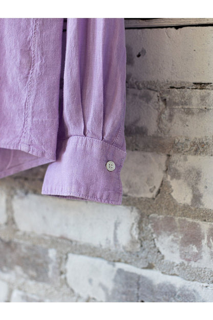 Coraz Linen Shirt - Lilac - DUNE + SALT