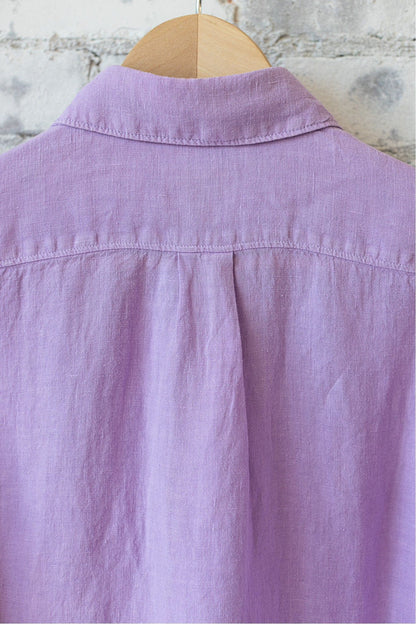 Coraz Linen Shirt - Lilac - DUNE + SALT