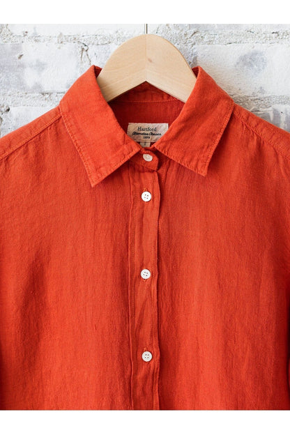 Coraz Linen Shirt - Poppy - DUNE + SALT