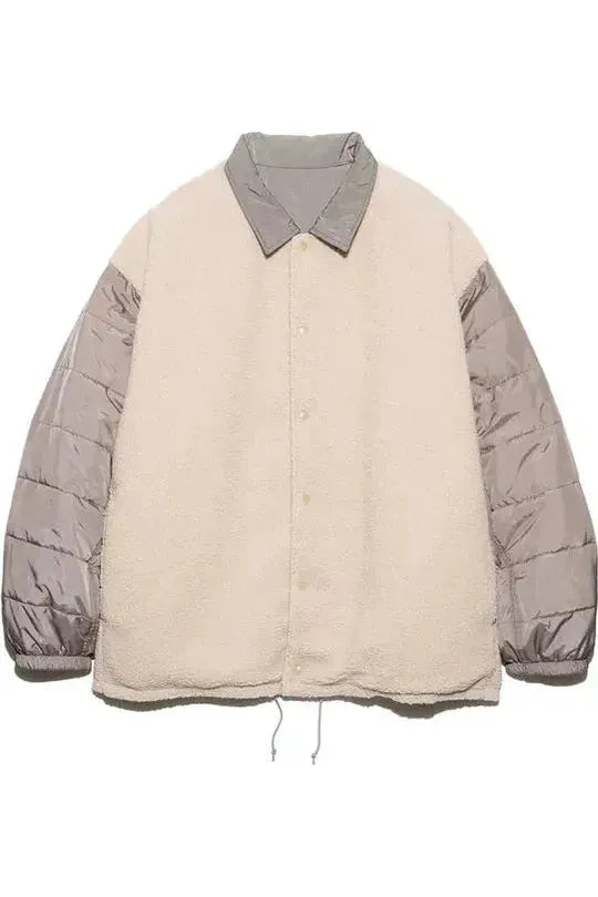 Reversible Wind Jacket - Beige - DUNE + SALT