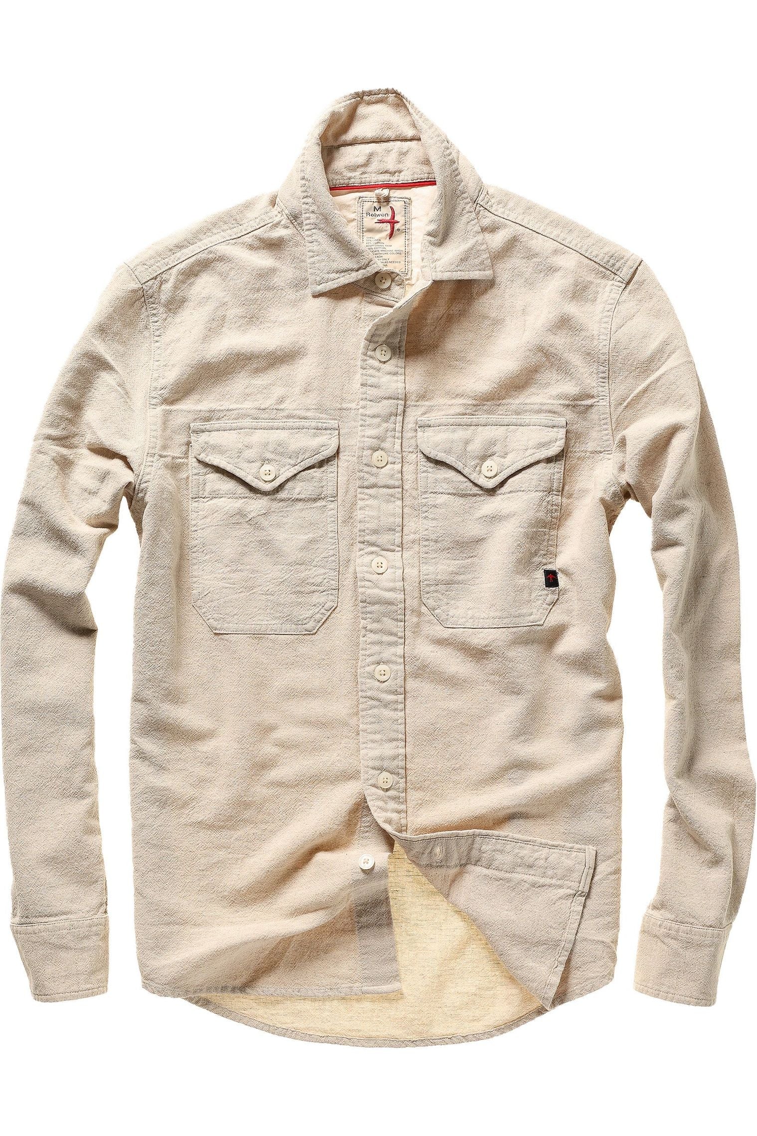 Linen Workshirt - Natural - DUNE + SALT