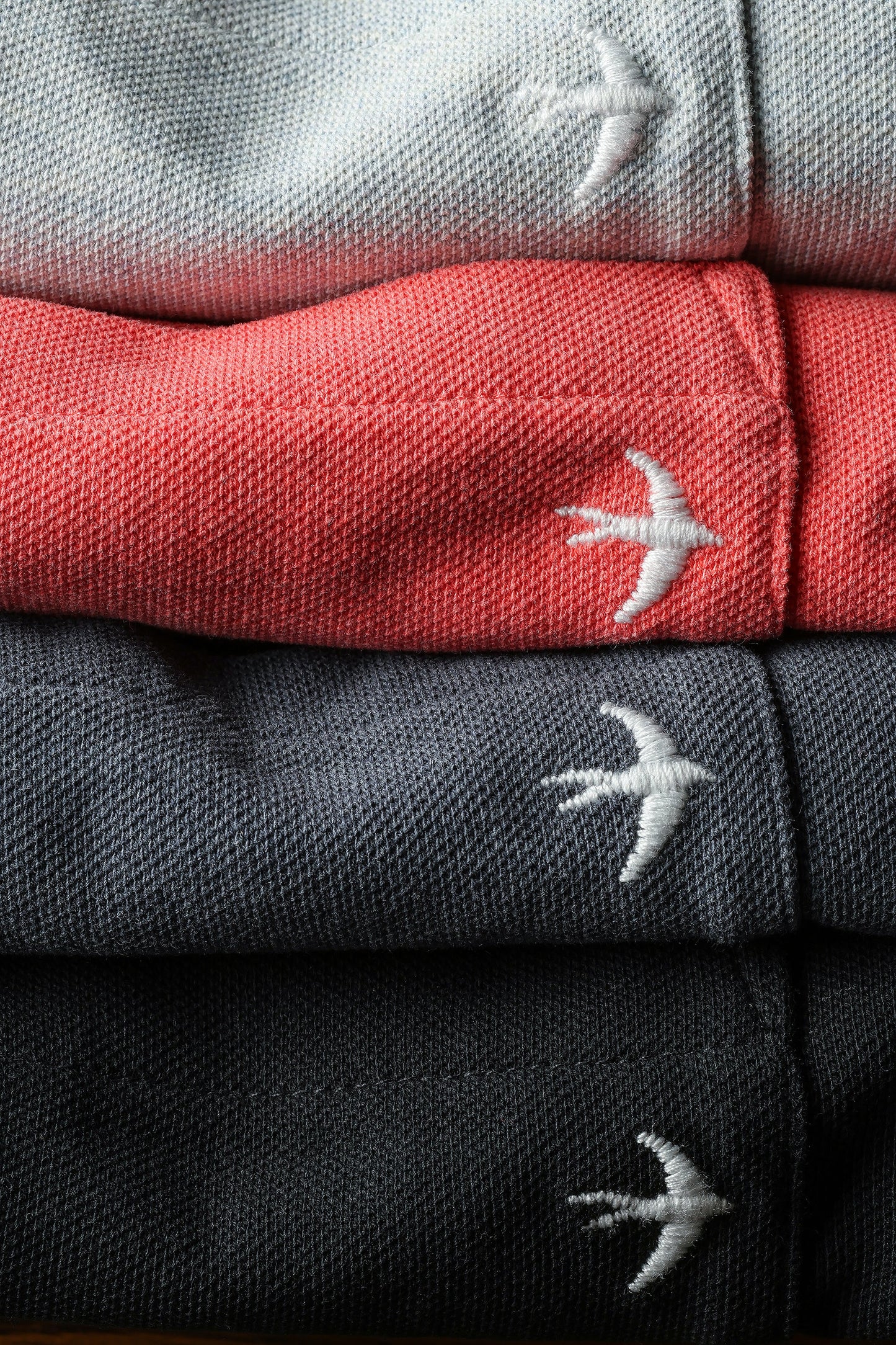 Pique L/S Pocket Crew - Slate Navy - DUNE + SALT