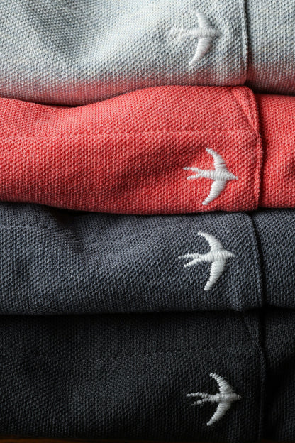 Pique L/S Pocket Crew - Slate Navy - DUNE + SALT