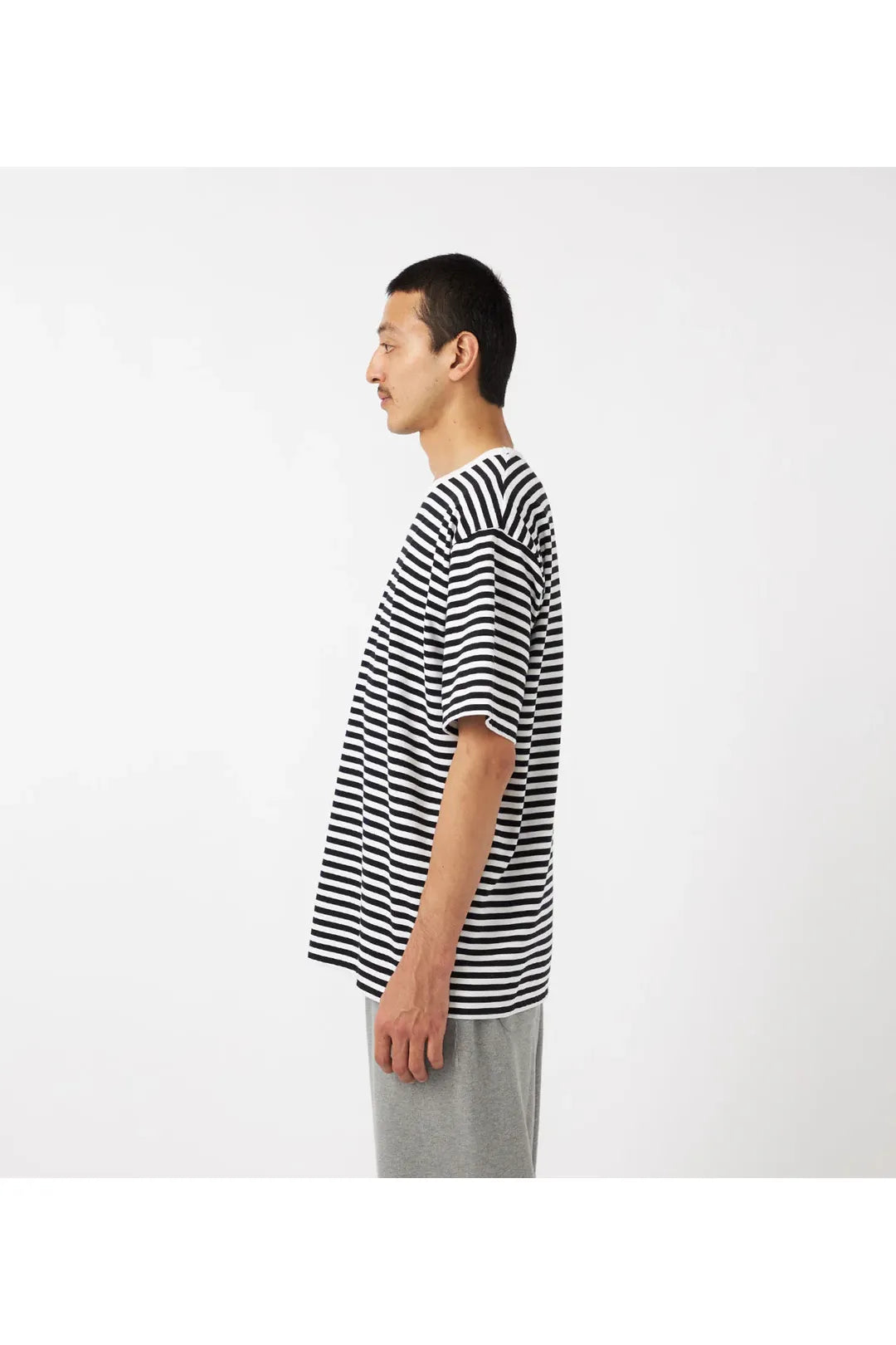 COOLMAX Stripe Jersey Tee - Black/Navy
