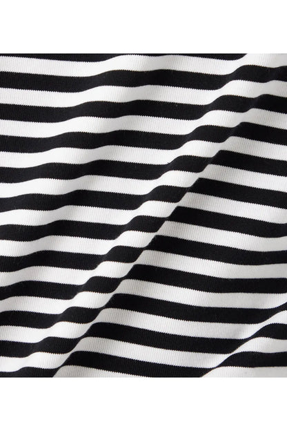 COOLMAX Stripe Jersey Tee - Black/Navy