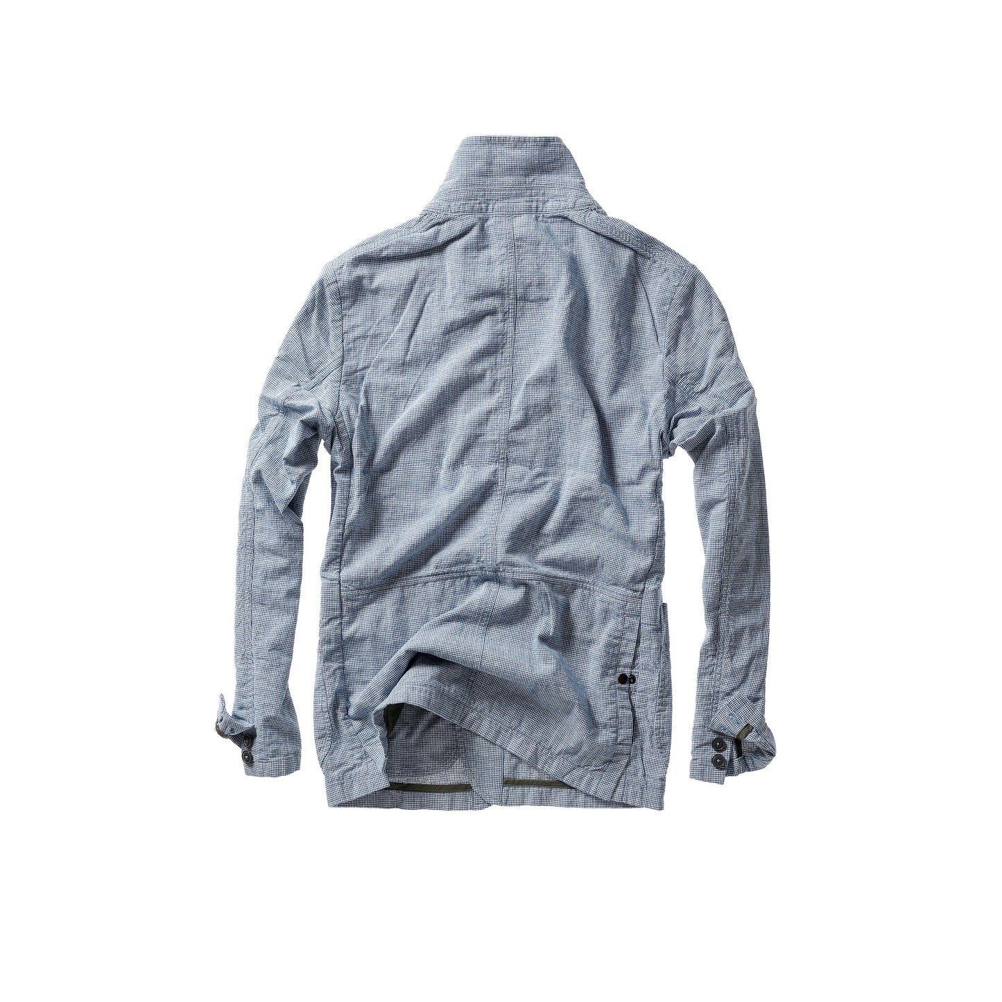 Tropical Trap Blazer - Blue/White Houndstooth - DUNE + SALT