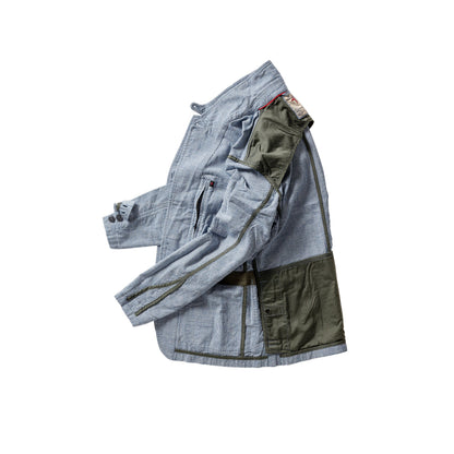 Tropical Trap Blazer - Blue/White Houndstooth - DUNE + SALT