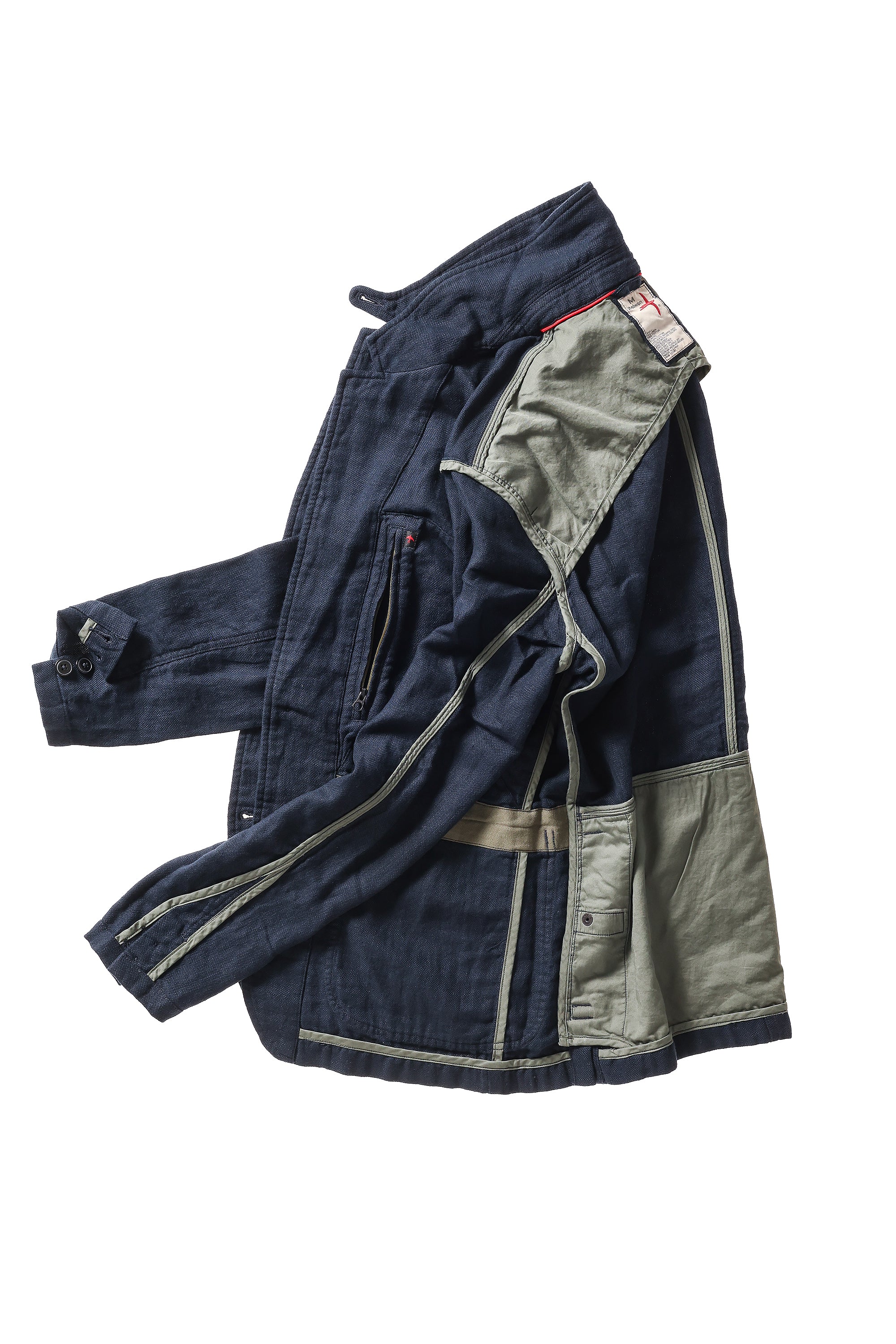 Tropical Trap Blazer - Dark Navy Hopsack | DUNE + SALT