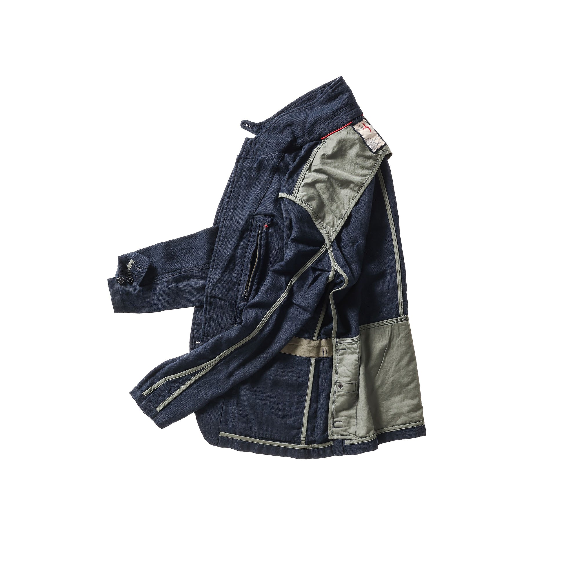 Tropical Trap Blazer - Dark Navy Hopsack - DUNE + SALT