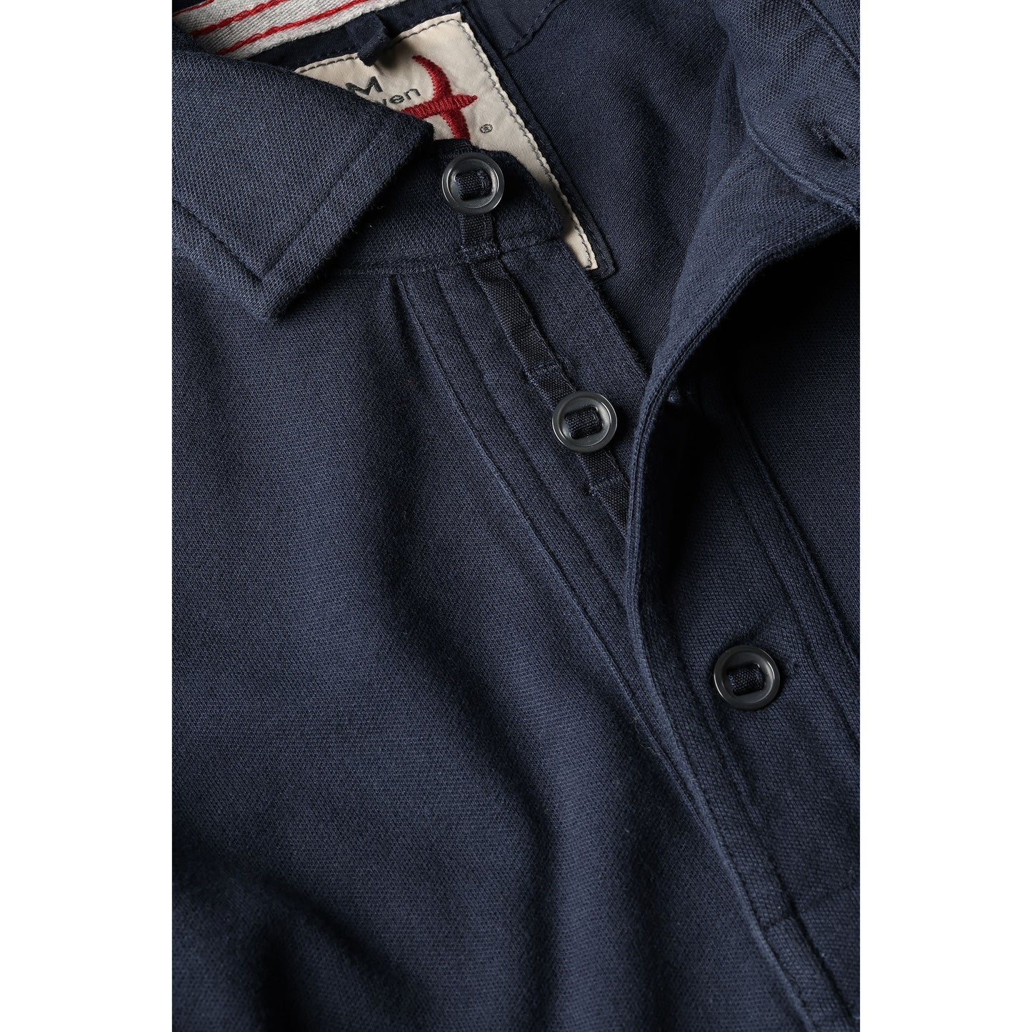 Pique Slot Polo - Navy - DUNE + SALT