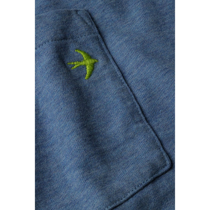 Ringspun Pocket Tee - French Blue Heather - DUNE + SALT