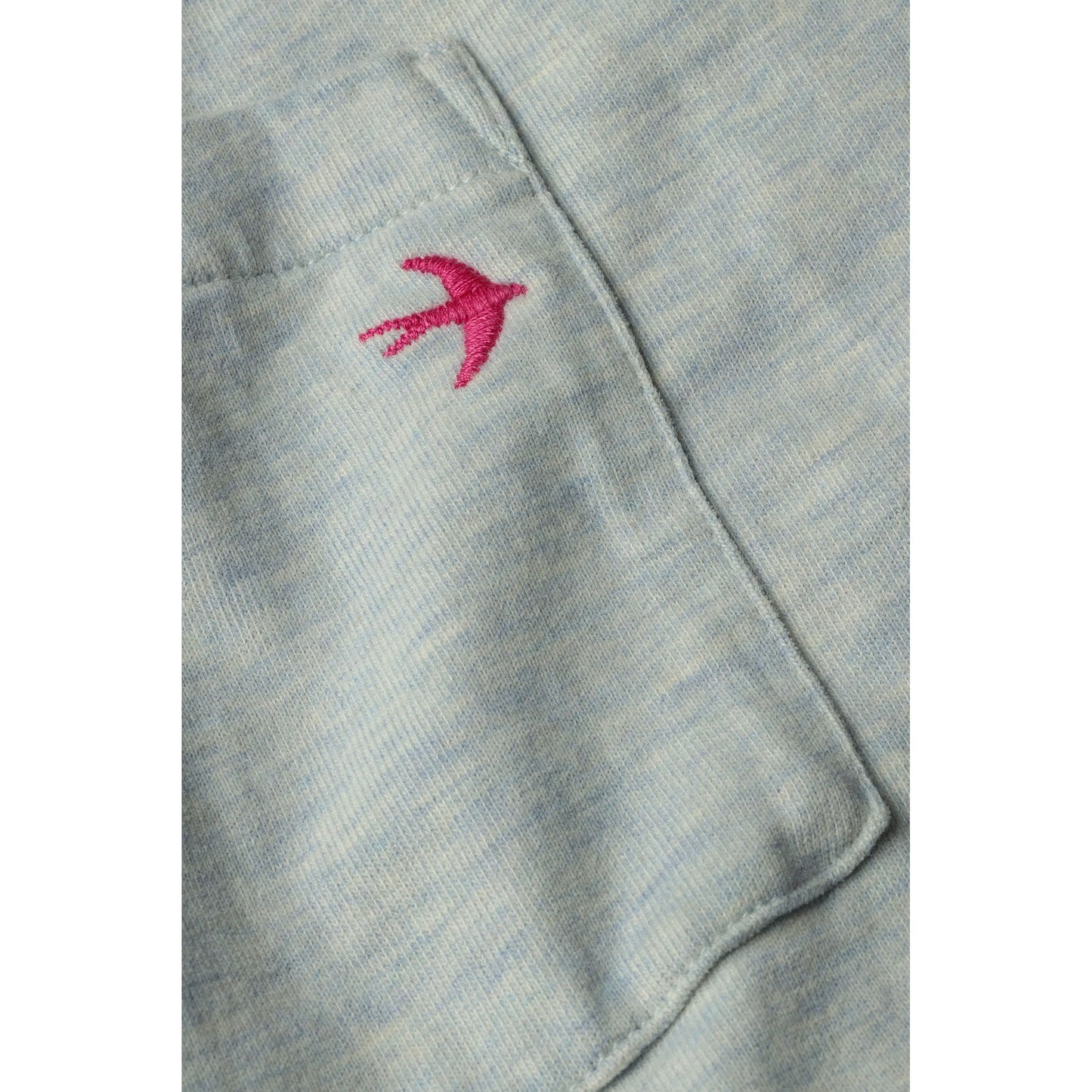 Ringspun Pocket Tee - Ice Blue Heather - DUNE + SALT