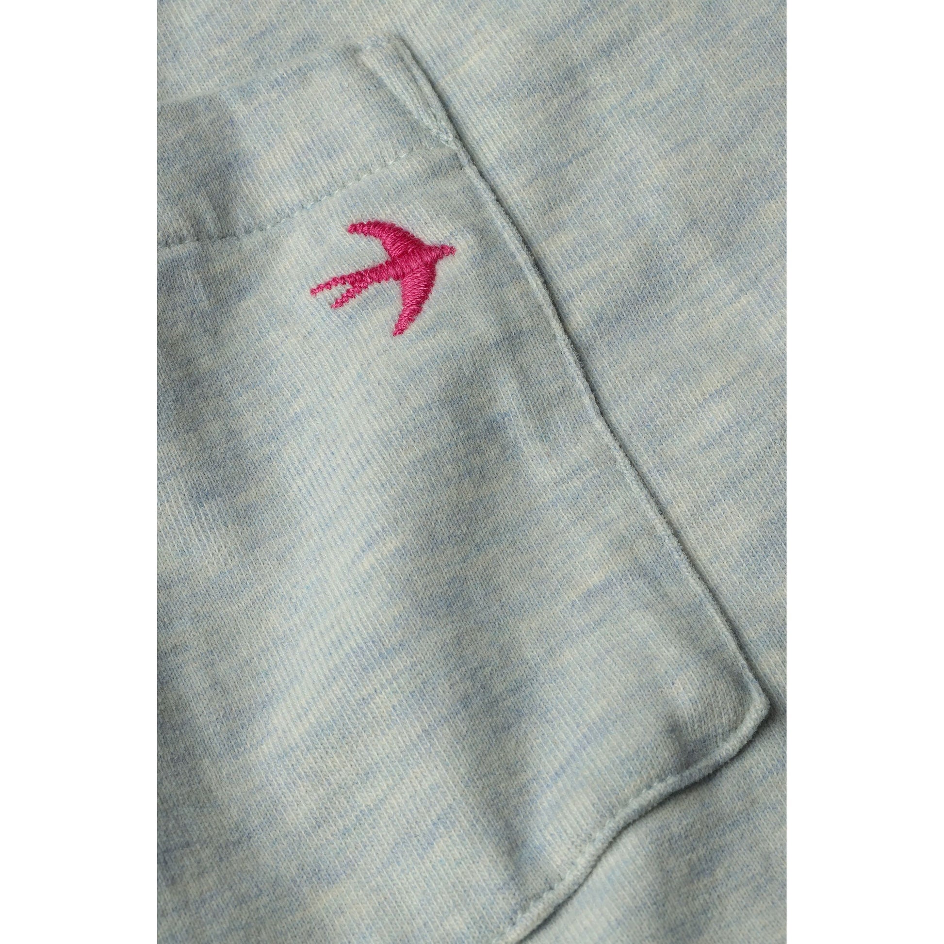 Ringspun Pocket Tee - Ice Blue Heather - DUNE + SALT