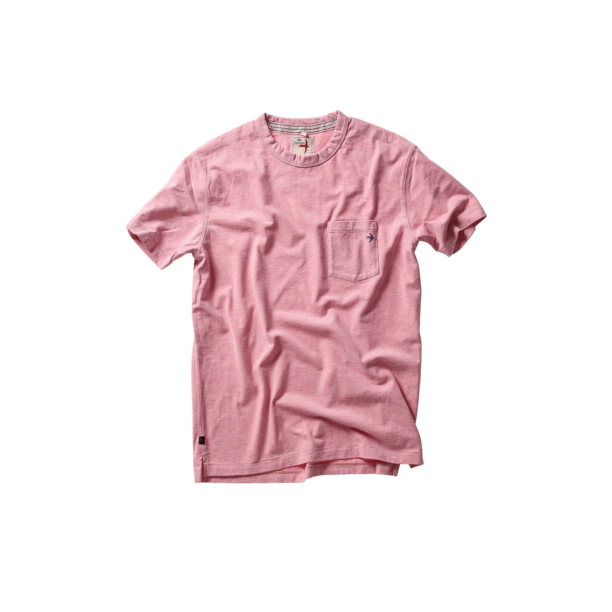 Ringspun Pocket Tee - Pink Heather - DUNE + SALT